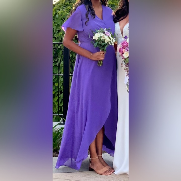 JJs House Tahiti Purple Bridesmaid Dress - Picture 4 of 4